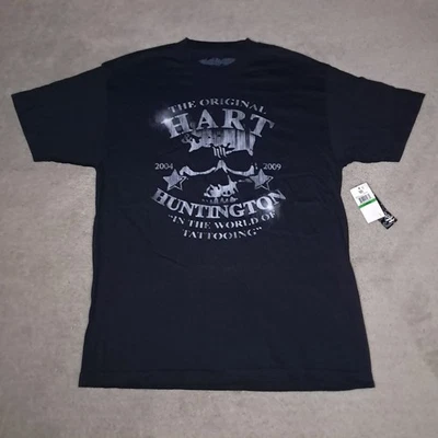 Y2K Hart и Huntington тату футболка мужская большой черный оригинальный DS - Изображение 1 из 4