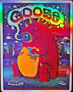 GOOSE CHICAGO IL POSTER/STICKER SEPTEMBER 20TH 2025 - Picture 1 of 4