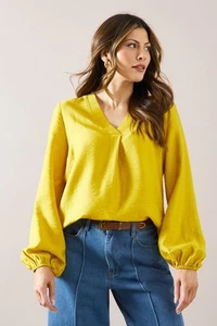 Wallis Chartreuse camicia donna da giorno camicie - Foto 1 di 5