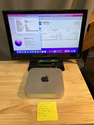 Apple Mac mini (500GB HDD, Intel Core i5, 1.40GHz, 4GB) Silver macOS Monterey - Image 1 of 4