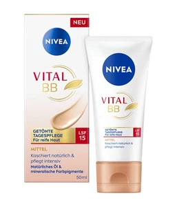 NIVEA VITAL BB Getönte Tagespflege LSF15 Sonnenschutz Glättend 50 ml - Bild 1 von 8