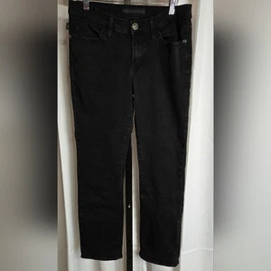 Jeans Rock & Republic Kendall nero cropped elasticizzato impreziosito tasca TAGLIA 10 - Foto 1 di 14