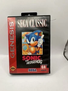 SEGA Genesis Sonic The Hedgehog No Manual - Picture 1 of 3