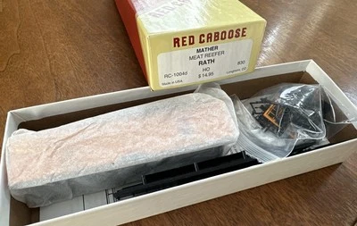 Red Caboose HO Kit #RC-1004d Mather Meat Reefer Rath Packing Co #830 NIB NY - Image 1 of 4
