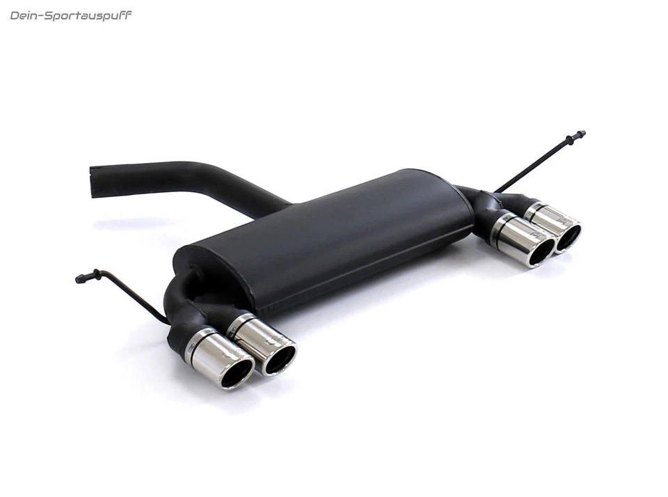 Ulter Échappement Duplex Sport Volkswagen Golf 5 Ab 2003 2x70mm Rond Roulé - Photo 1/1