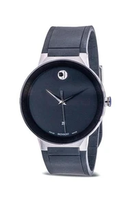 Reloj Hombre Movado Goma Zafiro - Imagen 1 de 4