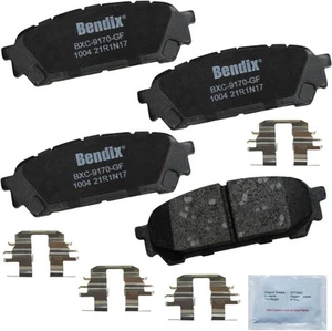 Bendix Priority 1 Ceramic Brake Pads Set For Saab Subaru Oe Replacement - Picture 1 of 2