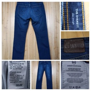 AG Adriano Goldschmied Jeans Mens 32x32 The Everett Slim Straight Pants Stretch - Picture 1 of 15