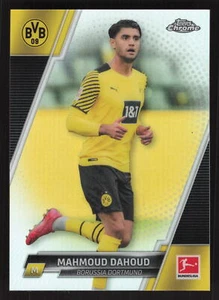 2021-22 Topps Chrome Bundesliga #33 Mahmoud Dahoud Refractors Borussia Dortmund - Picture 1 of 2