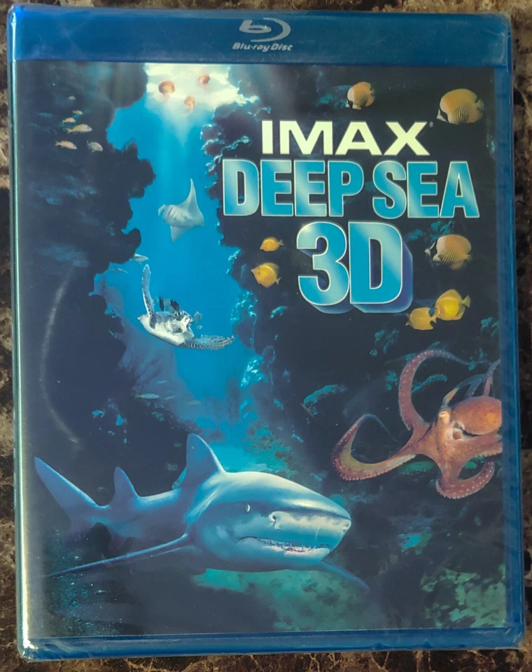 NEW IMAX Deep Sea (Blu-ray 3D, 2010) Narrated by Johnny Depp & Kate Winslet - Image 1 of 1