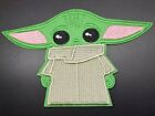 Baby Yoda Patch The Mandalorian Embroidered Iron On Applique 5.63" X 3.54" 