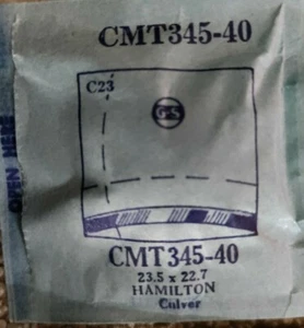 CMT 345-40 Hamilton Culver Uhr Kristall  - Bild 1 von 1
