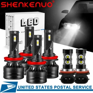 Combo de luces antiniebla LED blancas altas/bajas para Chevy Malibu 2007-2011 actualización 6x - Imagen 1 de 12