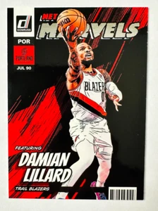 Tarjeta insertada 2022-23 Donruss Damian Lillard Net Marvels #15 Trail Blazers ¡Estrella! - Imagen 1 de 3