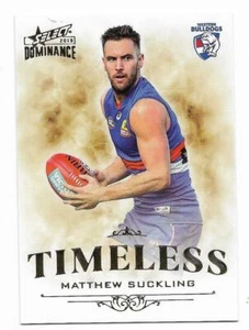 2019 Select Dominance Timeless (T74) Matthew SUCKLING Western Bulldogs 342/350 - Picture 1 of 1