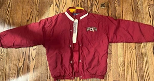 Vintage XL Starter Mens Washington Redskins Puffer Jacket Embroidered Logo - Picture 1 of 11