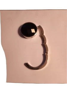 Faltbarer Handtaschenhaken Black Pearl - Bild 1 von 2