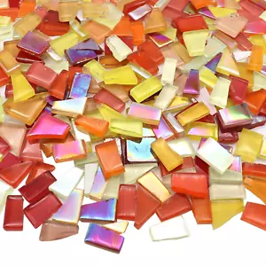 Irregular Crystal Glass Mosaic Tiles for Art Crafts, 9Oz Value Pack Mosaic Glass - Picture 1 of 6