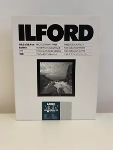 Papel perla brillante Ilford Multigrado IV RC Deluxe 8x10 - 100 hojas - Imagen 1 de 6