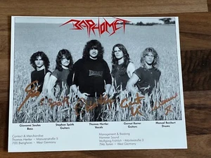BAPHOMET rare original promo photo GERMANY death thrash metal 80s 90s massacre - Picture 1 of 3