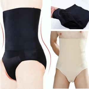 Men High Waist Hiding Gaff Panties Fake Vagina Crossdresser Transgender Briefs - Picture 1 of 21
