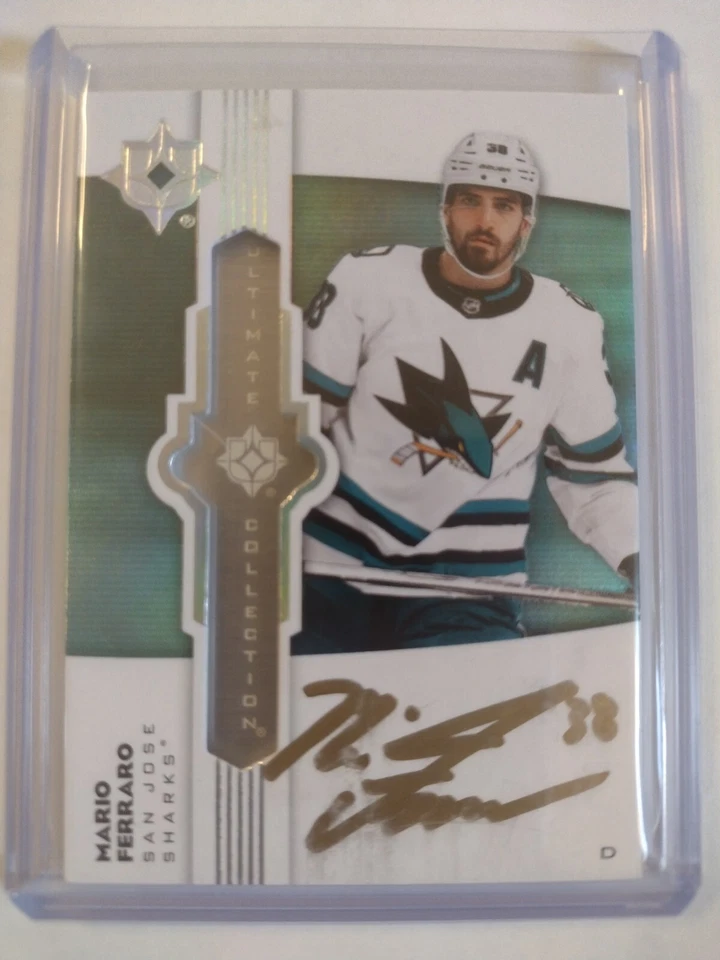 2022-23 UD Ultimate Collection Ultimate Emblems Auto #UE-MF Mario Ferraro - Image 1 of 1