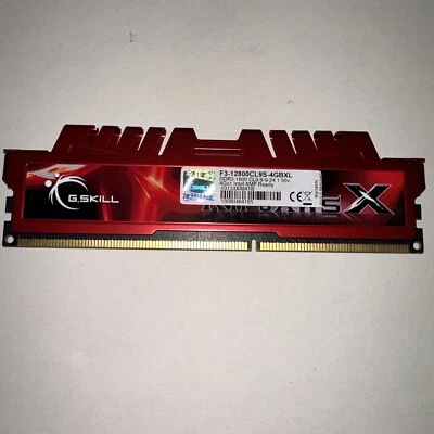 G. SKILL RIPJAWS PC3-12800 (DDR3-1600) 8GB F3-12800CL9D-8GBRL - Image 1 of 3