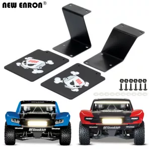 RC hinten Gummiviertel Kotflügel Schlammklappen FÜR 1/7 Traxxas unbegrenzte Wüstenrennfahrer - Bild 1 von 12