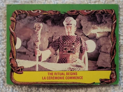 Raiders Of The Lost Ark #82 Trading Card O-Pee-Chee 1981 The Ritual Begins - Bild 1 von 2