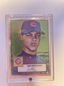 2001 Topps Heritage Chrome Baseball #CP91 Luis Montanez 115/552 Cubs