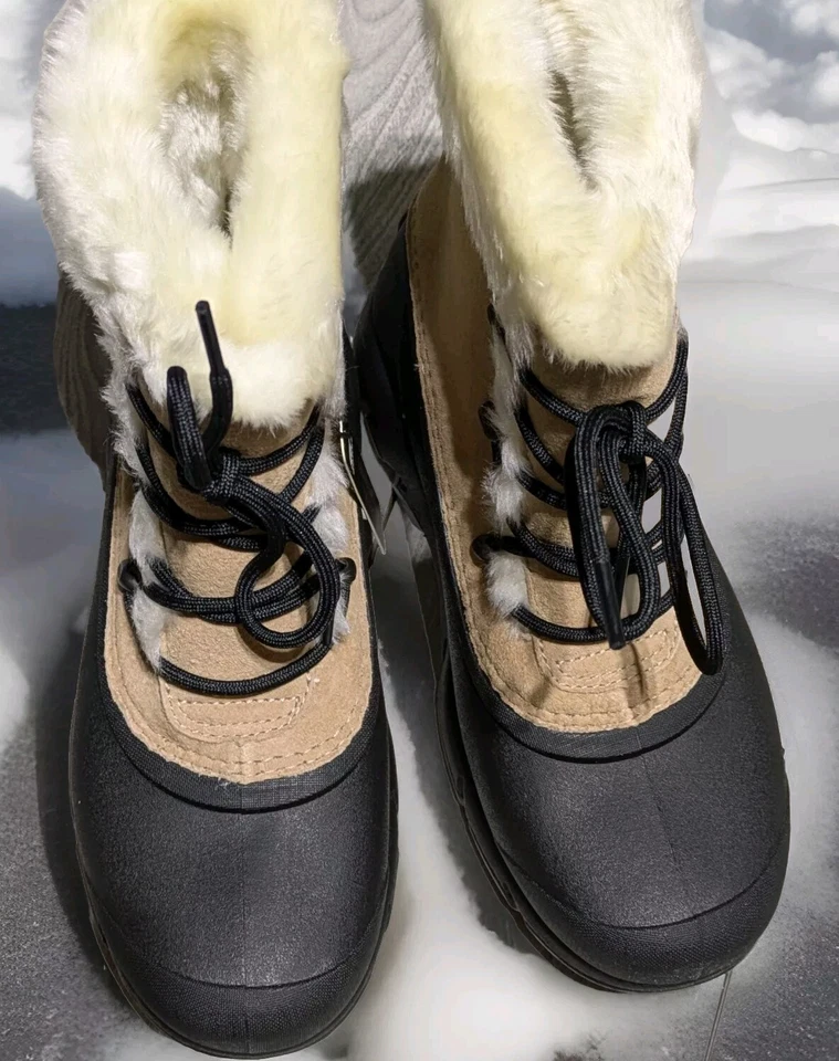 SOREL Snow Angel Size 10.0 Waterproof 200g Insulation Womens Snow Boot Rootbeer