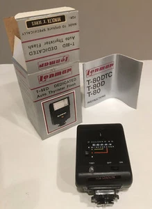 LENMAR T - 80 D DEDICATED AUTO THYRISTOR FLASH MINOLTA X SERIES NEW OPEN BOX - Picture 1 of 11