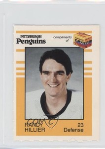 1987-88 Kodak Pittsburgh Penguins Randy Hillier #23