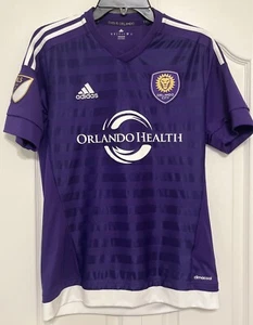 Adidas Climacool Orlando City SC Soccer Jersey Size Small Purple MLS 2015 - Picture 1 of 4
