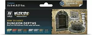 Vallejo Wizkids Premium Paint Sets: Dungeon Depths (VAL80251) New - Picture 1 of 1