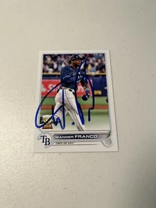 Wander Franco Signed Autographed 2022 Topps Series 1 #215 Rookie Card RC - Picture 1 of 1