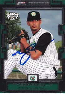 TYSON ROSS KANE COUNTY COUGARS SIGNED CARD OAKLAND A'S RANGERS CARDINALS TIGERS - Picture 1 of 1