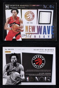 2021-22 Panini Noir New Wave Jerseys /99 Scottie Barnes #NWJ-SCB Rookie RC