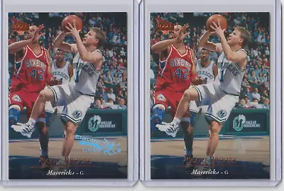1995-96 Upper Deck Electric Court #32 Scott Brooks w/base - Image 1 of 2