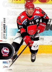 2015-16 Erste Bank Eishockey Liga EBEL #162 Jeff Ulmer