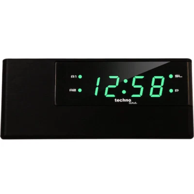 TechnoLine WT-488 Radiosveglia con LED. Spegnimento con timer. Luminosità 2 liv - Immagine 1 di 4