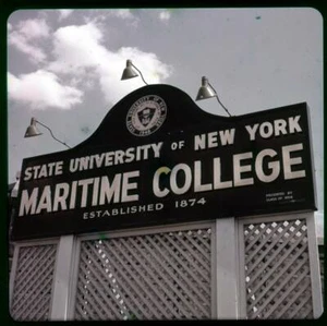 LC2-14  MARITIME COLLEGE  SUNY BRONX  Original 2x2 Transparency 1950's  NEW YORK - Picture 1 of 1