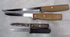 Lot/3 WEAR-EVER PROFESSIONAL KNIFE 69116-6 69308B-8 69104 + Lincoln 68104 - Picture 1 of 11