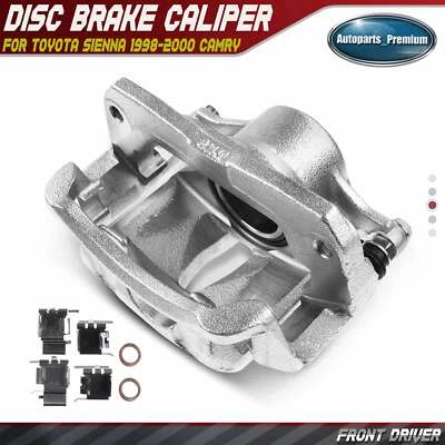 Pinza de freno delantera izquierda con soporte para Toyota Camry 2000-2001 Sienna 1998-2000 Foto 1 de 4