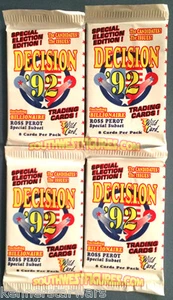 Decision "92 - Get 4x Sealed Political Historical Trading Card Packs - Picture 1 of 1