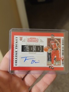 🔥Terence Davis🔥 2019 Panini Contenders Draft Picks College Ticket RC Auto