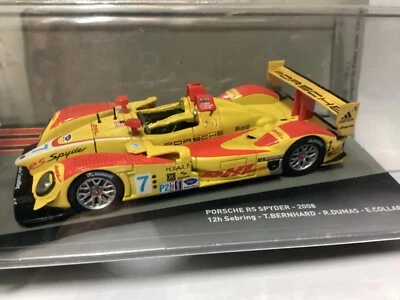 IXO PORSCHE RS SPYDER 2008, winner 12h SEBRING   ,  die-cast 1/43, Nuova in teca - Immagine 1 di 4