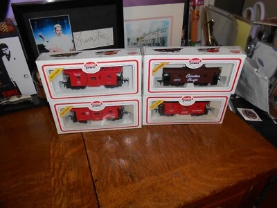 MODEL POWER HO LOT OF 4 DIFFERENT CABOOSES 8247/8243/8244/9147 BRAND NEW FREE SH - Image 1 of 4