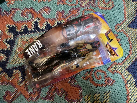 WWE Demon Kane Summer Slam Series 121 Action Figure Mattel NEW SEALED PKG DMG Cover