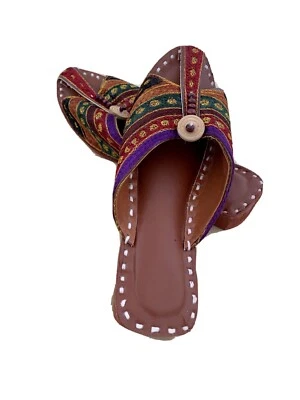 INDIAN/PAKISTANI Colour Full JUTTI  Flat Shoes. - Image 1 of 3